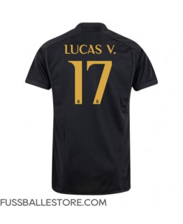 Günstige Real Madrid Lucas Vazquez #17 3rd trikot 2023-24 Kurzarm